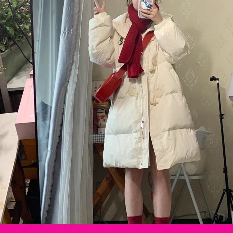 有大货  直接上架棉服女冬季2025新款中长款学院风小个子外套棉衣