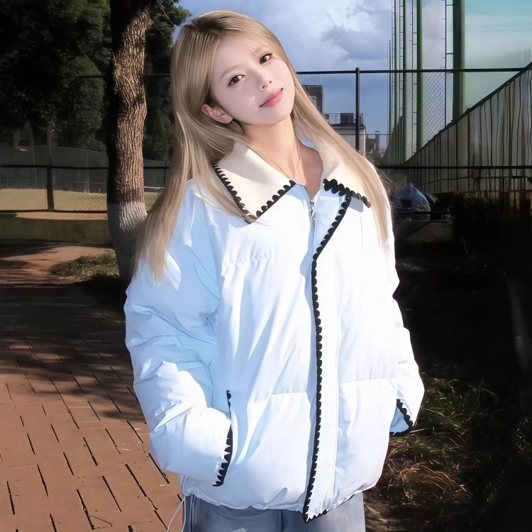 羽绒棉衣棉服女2025年新款日系学生设计感小众棉袄小个子韩系外套