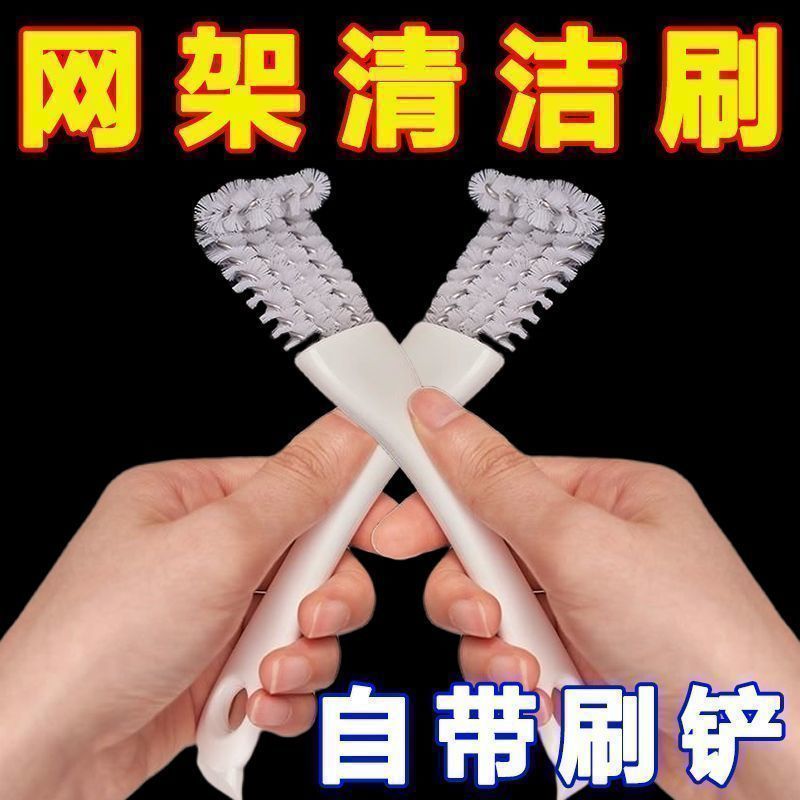 手握钢丝清洁刷厨卫灶台水槽烤架重油污缝隙清理实用清洁货源