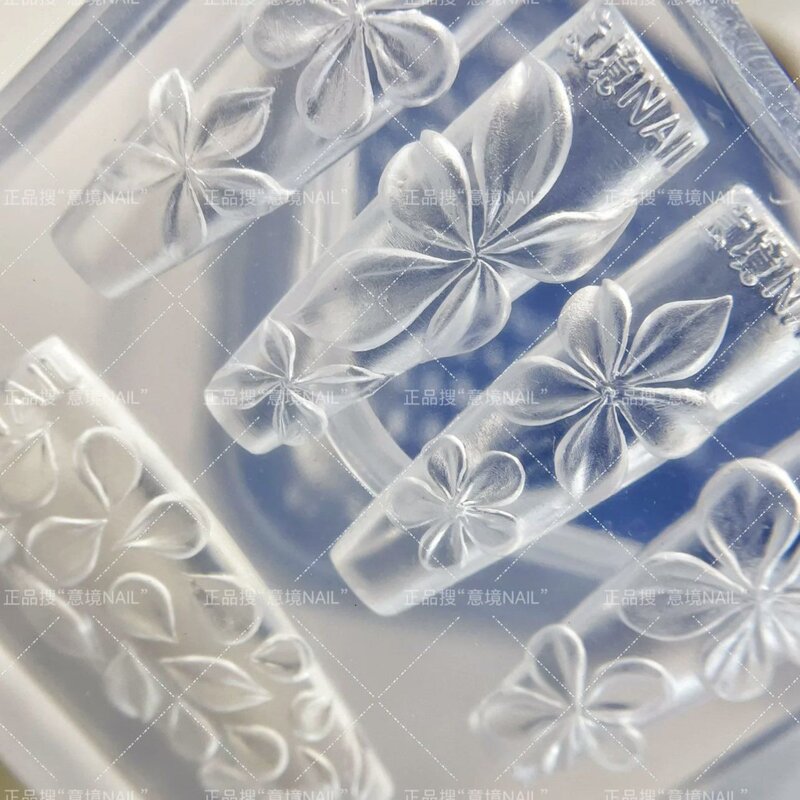 艺心一意《五瓣花》手雕花瓣雕花花瓣美甲立体冰花雕花模具