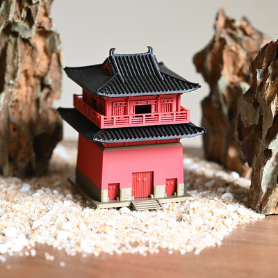 3D打印精致细节丰富古建筑