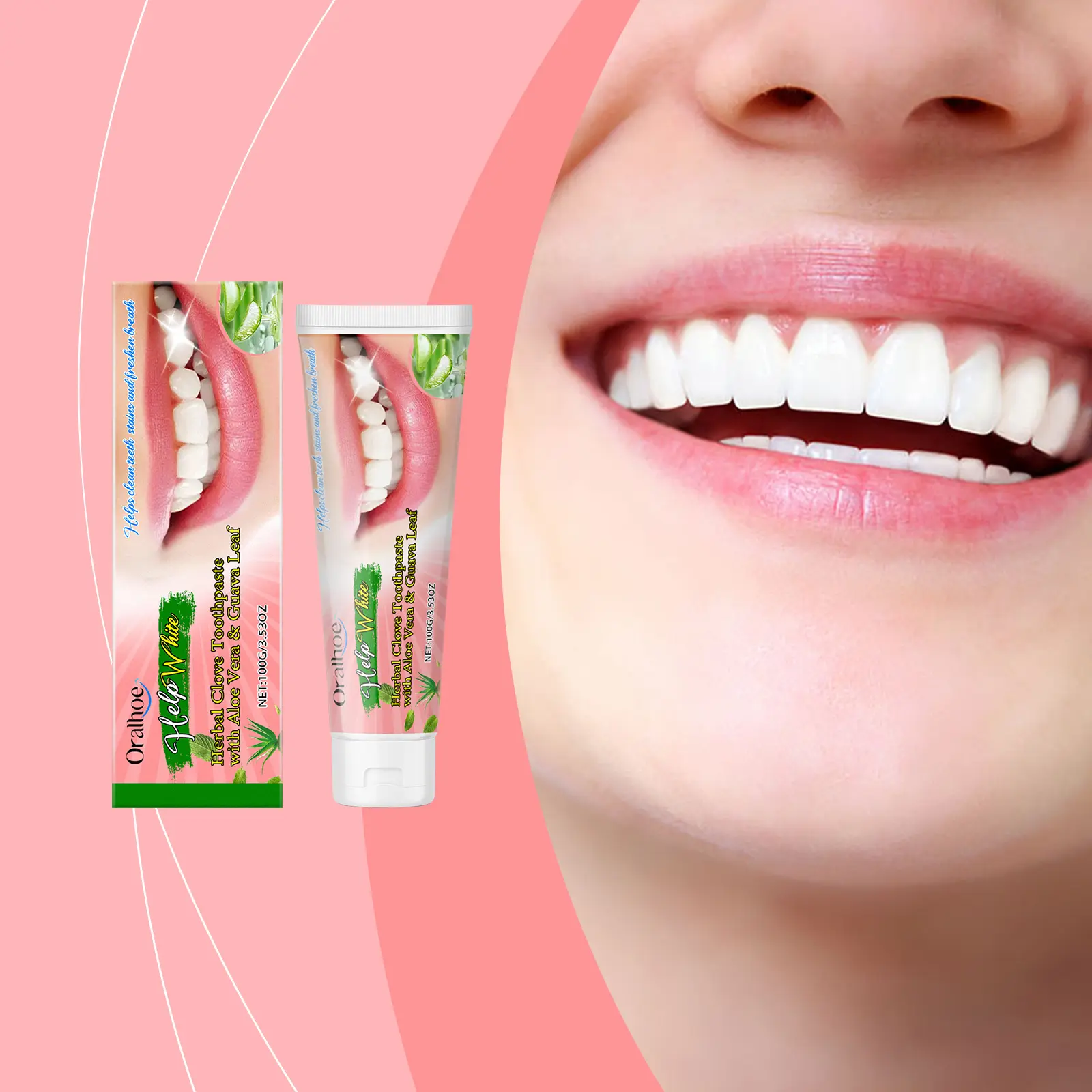 Fresh Breath ToothpasteClean & Care TeethOral CareHerbal Too