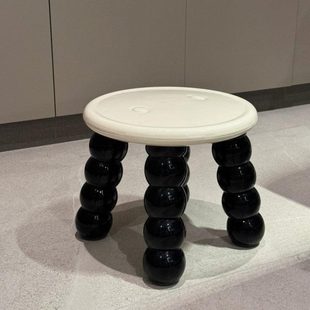 换鞋 风 凳矮凳客厅茶几家用奶油乔迁空间现代简约入户占居不新