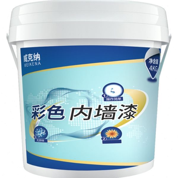 自刷内墙乳胶漆家用白漆室内墙面修复改色翻新油漆米黄色净味涂料