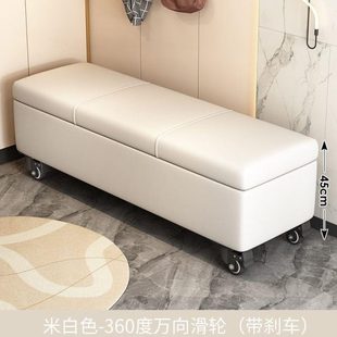 凳家用门口沙发凳子轻奢长条凳入户 收纳凳储物凳长条沙发凳换鞋