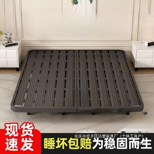 床头床架子排骨架悬浮铁双人简约家用加厚铁艺床单人无架子床日式
