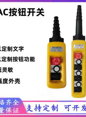 起重机按钮行车吊车开关XAC-A6713 6813 6913防雨型TNHA1