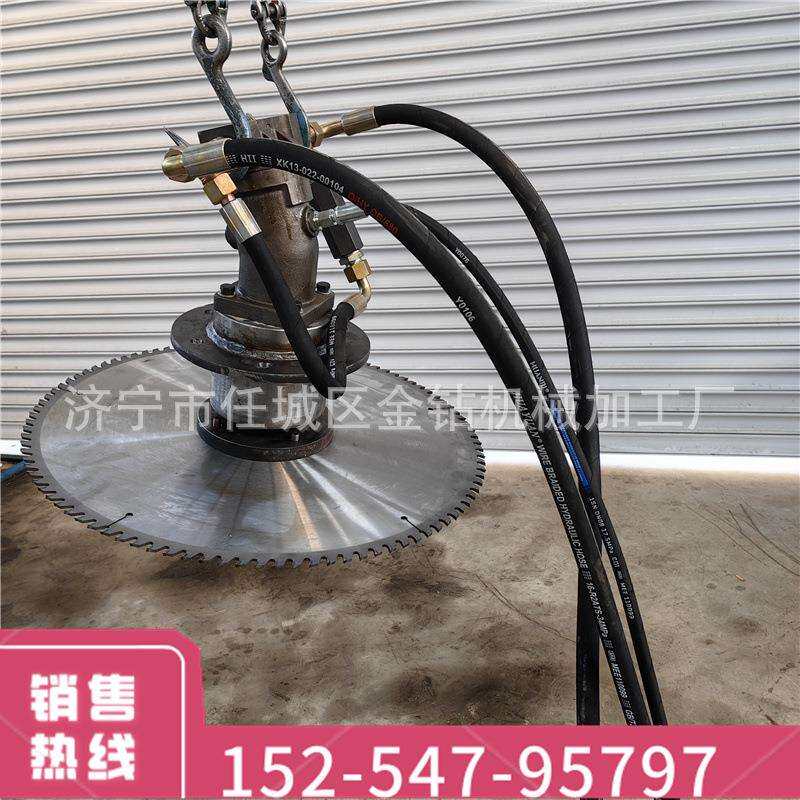 挖机改装切木据 60-200挖机割沙柳切木锯 沙柳绿篱机树枝切木机
