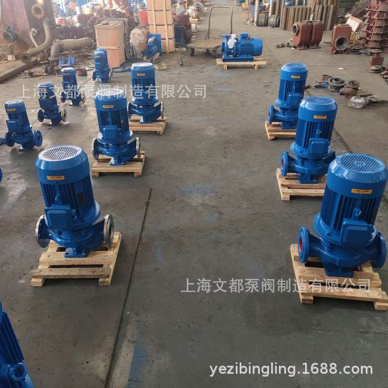 上海文都25-160A型立卧管道离心泵 增压泵加压泵热水循环泵离心泵