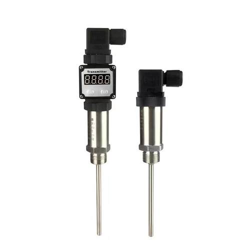 数显插入式一体化温度变送器传感测温探头Pt100热电阻4-20mA/0-5V