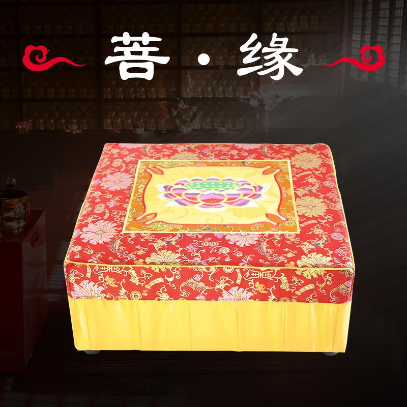 菩缘厂家直批礼仪礼节通用用品新款四方拜椅拜垫家庭加厚蒲团