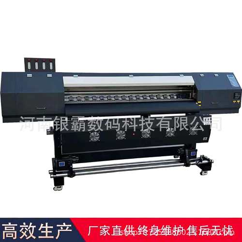 帆布油画写真机喷绘机广告背胶喷绘布打印机1.8米宽幅写真打印机