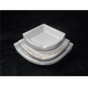 浴室专用三角架陶瓷卫生间角架置物架层架白色浴缸厕所