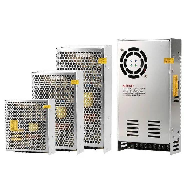 深圳明纬LRS/NES/S-350w500-24V开关电源盒220转12V30A直流48伏5v