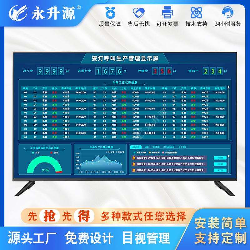 车间管理安灯呼叫系统产线产品品质报警质检数字可视化