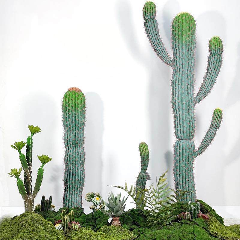 大型仿真沙漠植物仙人柱盆栽热带绿植仙人掌造景摆件量天尺仙人柱