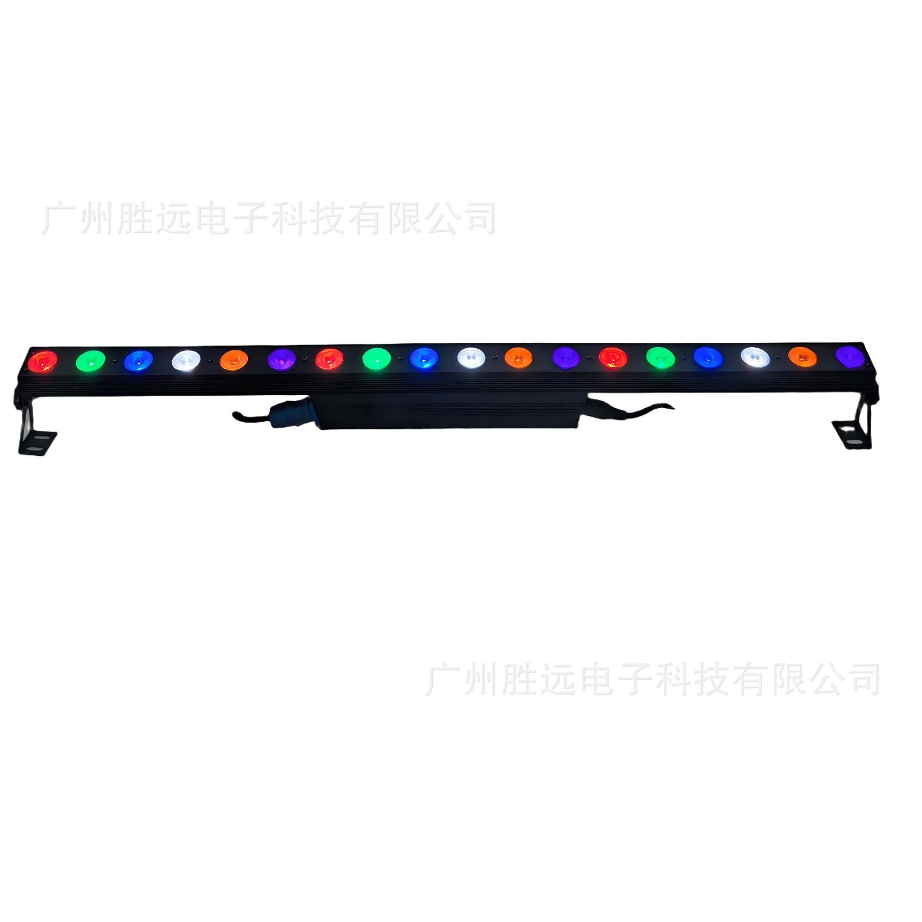 LED18颗24颗4色5色6色整控点控DMX512 RDM室内舞台洗墙灯舞台效果