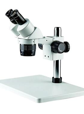 ST6024-B3双目体视显微镜大底板立柱式底座20X 40X变倍LED环形灯