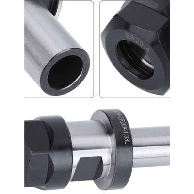 3pcs C3/4-ER16A-1.38L 延长杆+ 1pcs R8筒夹3/4孔径-M12后拉螺纹