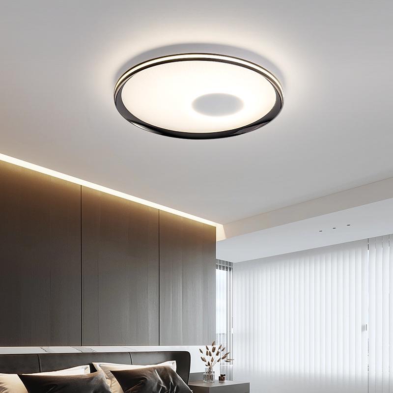 2025新款高档超亮简约现代中山灯具卧室房间全光谱led圆形吸顶灯
