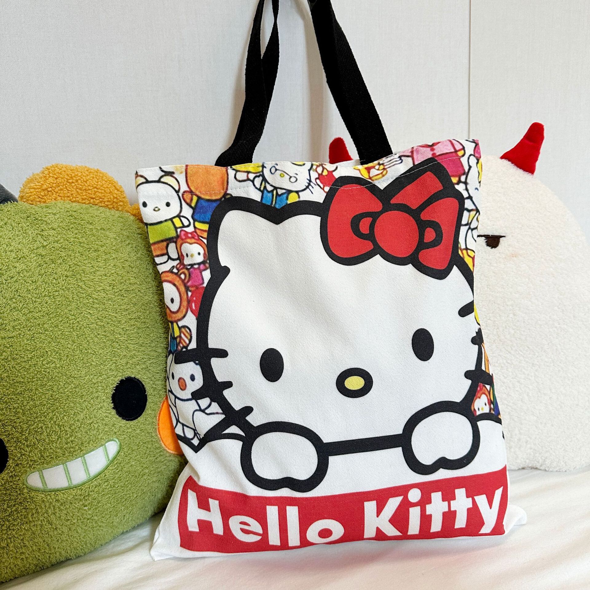 kitty猫新款帆布包可爱凯蒂购物袋/环保袋/帆布