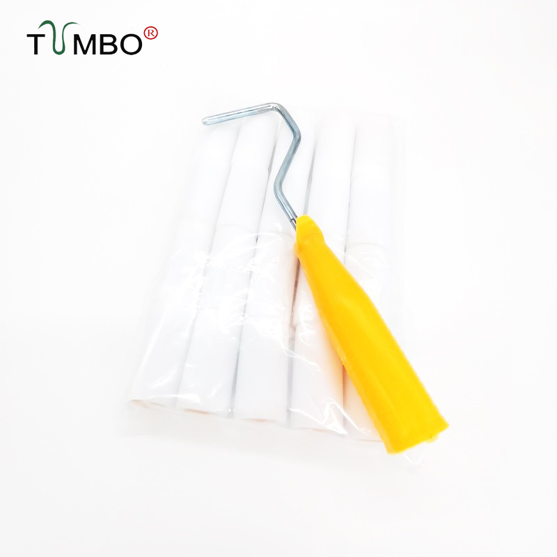 工厂直销TUMBO跨境2寸直径2.5cm油性海绵滚筒刷耐溶剂补漆绘画刷