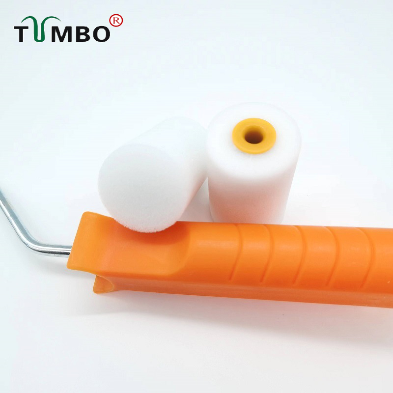 工厂直销TUMBO2寸4寸水性海绵滚筒刷乳胶漆涂料绘画油漆涂刷工具