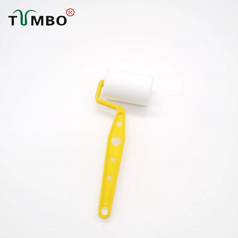 工厂直销TUMBO2寸油性海绵滚筒刷耐溶剂不掉毛金属漆油漆涂刷工具