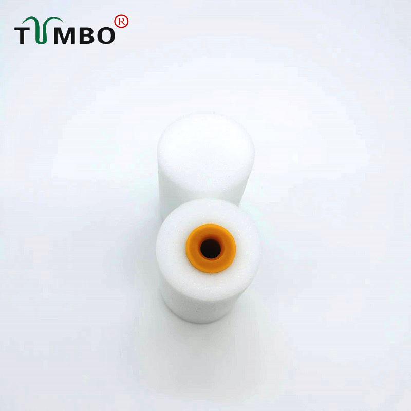 工厂直销TUMBO2寸4寸50高密度聚酯水性海绵乳胶漆涂装滚刷无死角