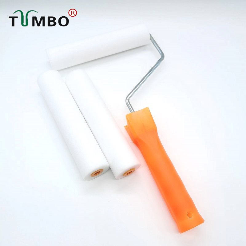 工厂直销TUMBO水油两用多用途6寸平头油性海绵滚筒刷涂刷工具补漆