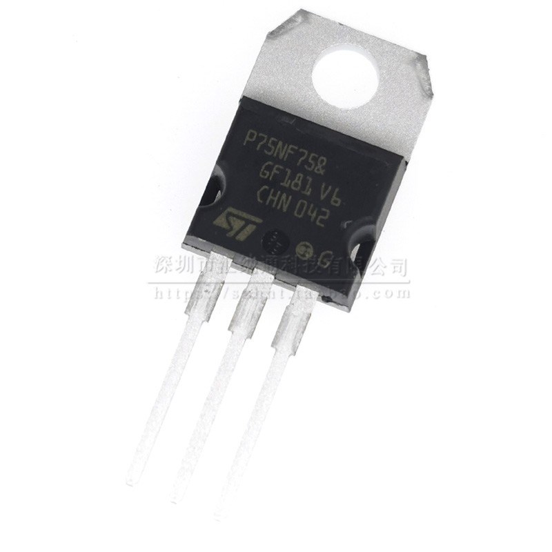 原装正品 STP75NF75 P75NF75 TO-E220 N沟道 场效应管(MOSFET)