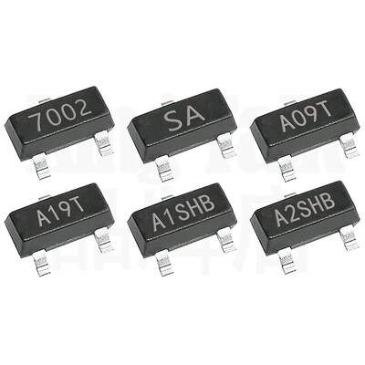 BSS123 2N7002 3400 3401A 3402 SI2301 2302 SOT-23 MOS场效应管