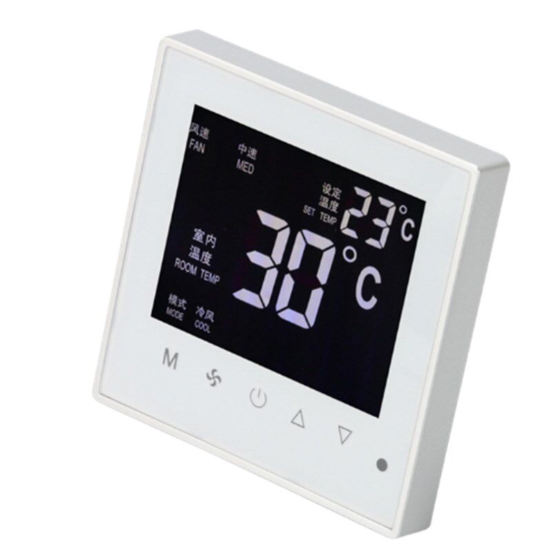 中央空调温控器约克控制面板液晶三速开关通风机盘管水机空调线控