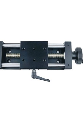 精密丝杆铝合金光学实验重t载型ZKST滑台直线黑色刻度Z轴移动平台