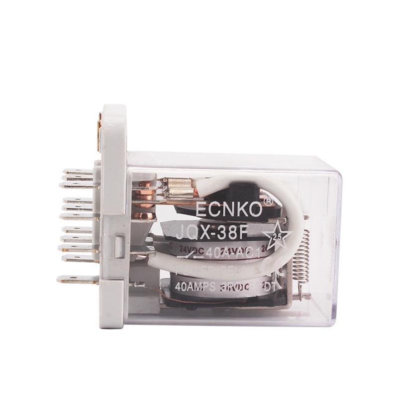 日科ECNKO大功率电磁继电器JQX-38F 3Z 40A AC220V DC24V包邮*
