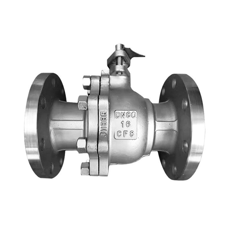 304不锈钢法兰球阀Q41F-16P国标手动耐高温蒸汽阀门DN25 50 65 80