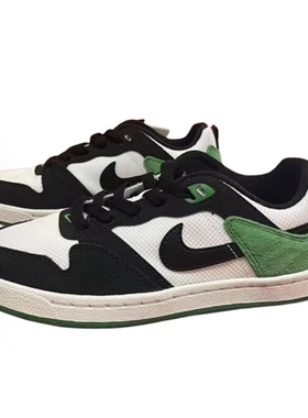 Nike SB Alleyoop 舒适柔软 防滑耐磨 低帮 儿童板鞋 白色/黑色