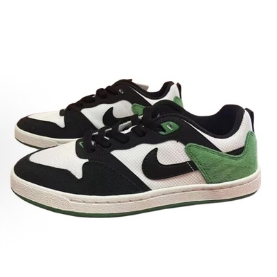 Nike SB Alleyoop 舒适柔软 防滑耐磨 低帮 儿童板鞋 白色/黑色