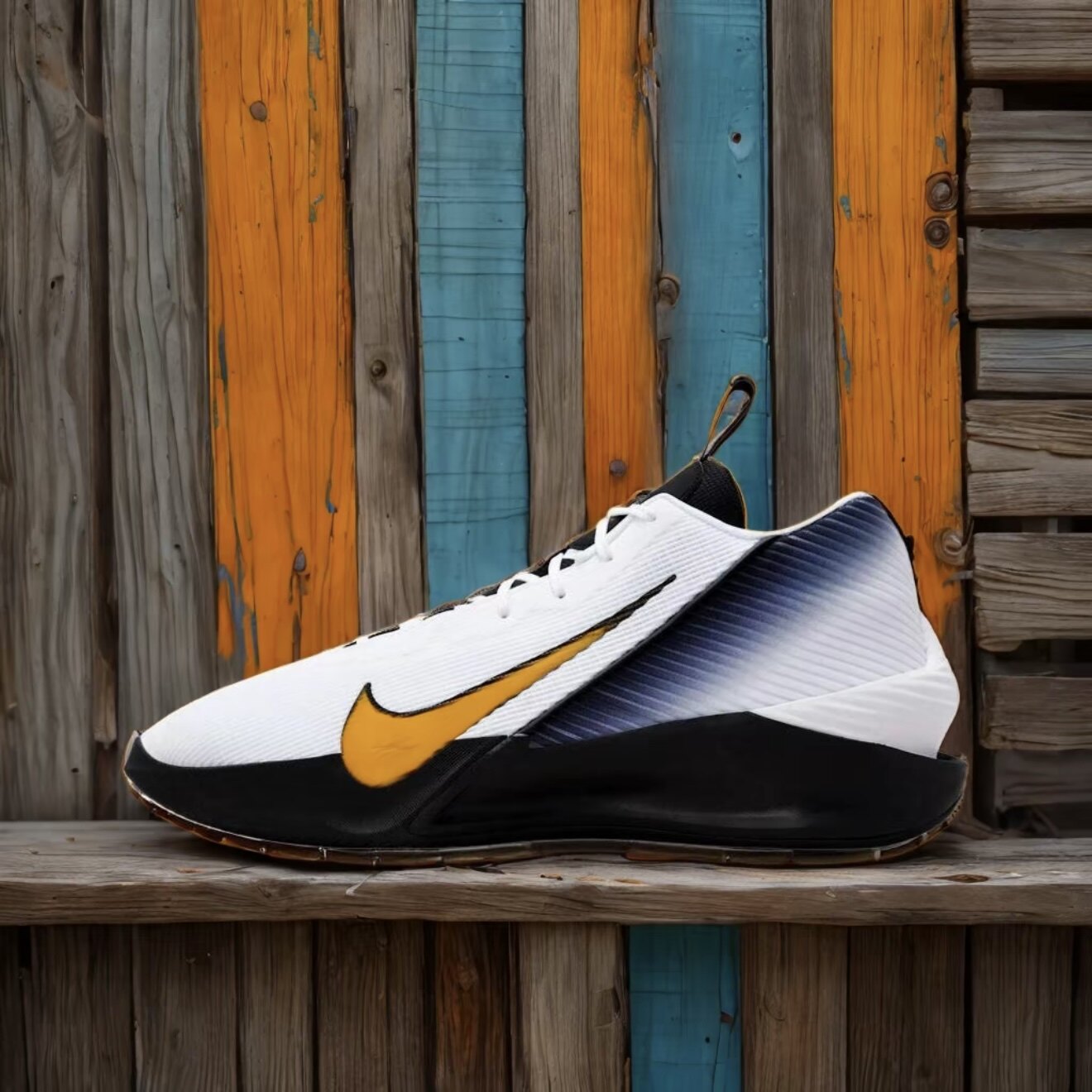 Nike G.T. Jump Academy EP 中帮 篮球鞋 男款 白色黑金属金