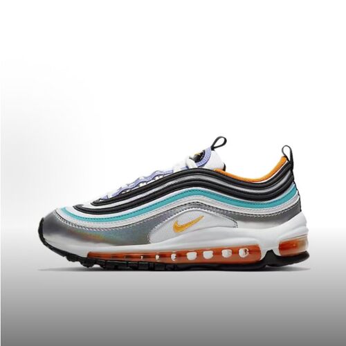 Nike耐克 Air Max97DTN低帮马拉松跑步鞋女款银蓝CW0989-001[WF]