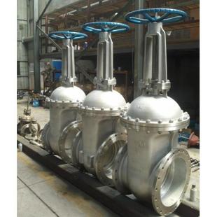 304不锈钢法兰手动闸阀z41w DN300双法兰闸阀DN350手动闸阀 64p