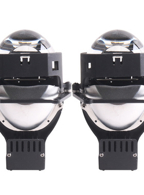 三为车灯SANVI方形A4 3寸LED双光透镜大灯50W 6000K汽车前大灯