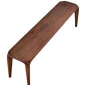 北美黑胡桃木长凳餐桌凳子换鞋 凳长板凳床尾凳实木长条凳餐凳餐椅