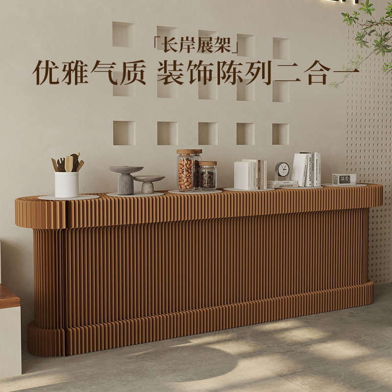 十八纸展示架陈列柜装饰架家用置物展台商用展会置物架可折叠展览
