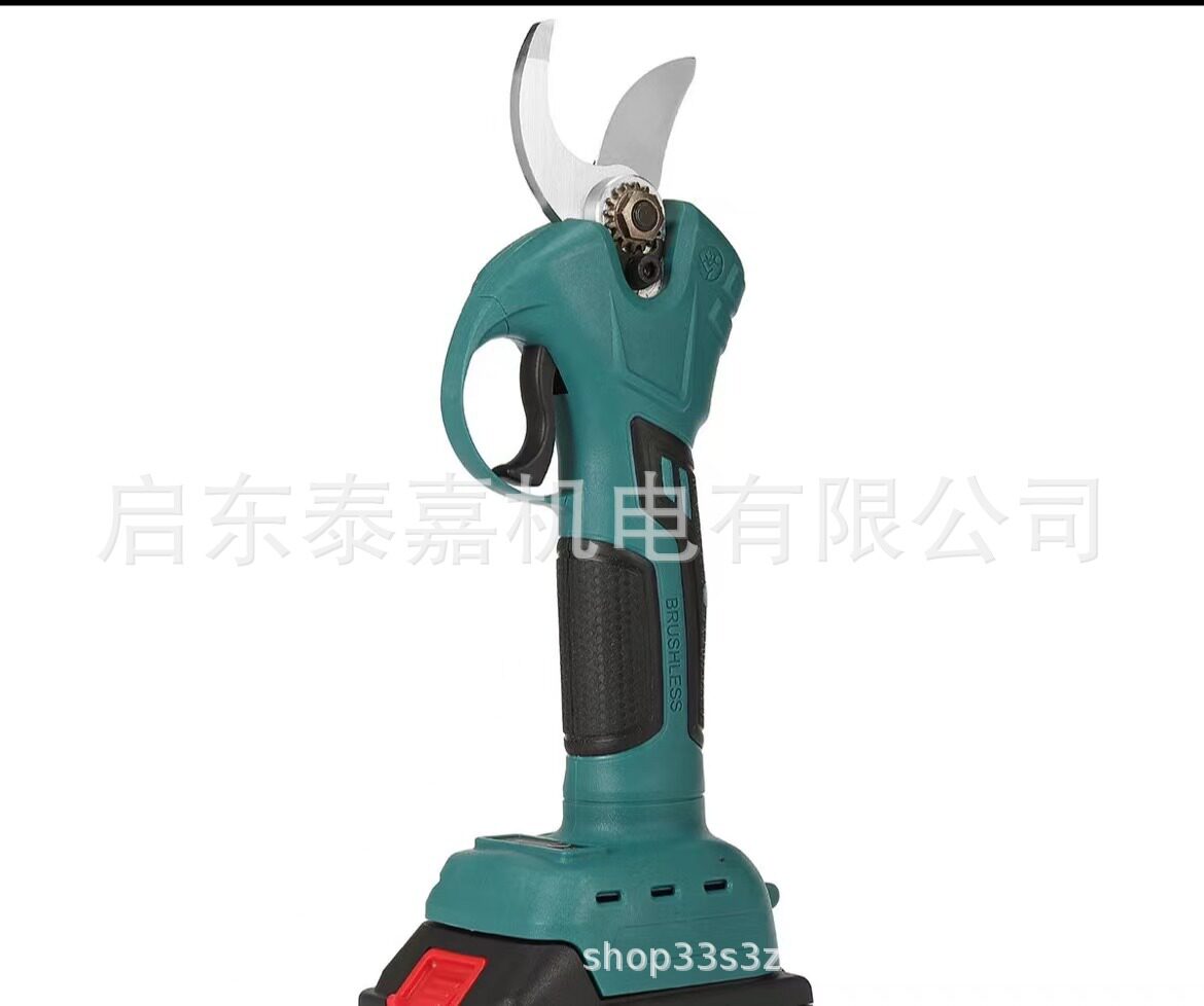 电动修枝剪刀充电式强力园林果树专用剪子锂电粗枝修剪神器图片