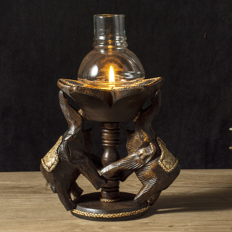 泰国实木蜡烛台风灯走马灯复古烛光晚餐用品户外防风烛台餐桌摆件,鲜花速递/花卉仿真/绿植园艺,其它园艺用品,淘宝优惠券,粉丝福利购,淘宝优惠卷