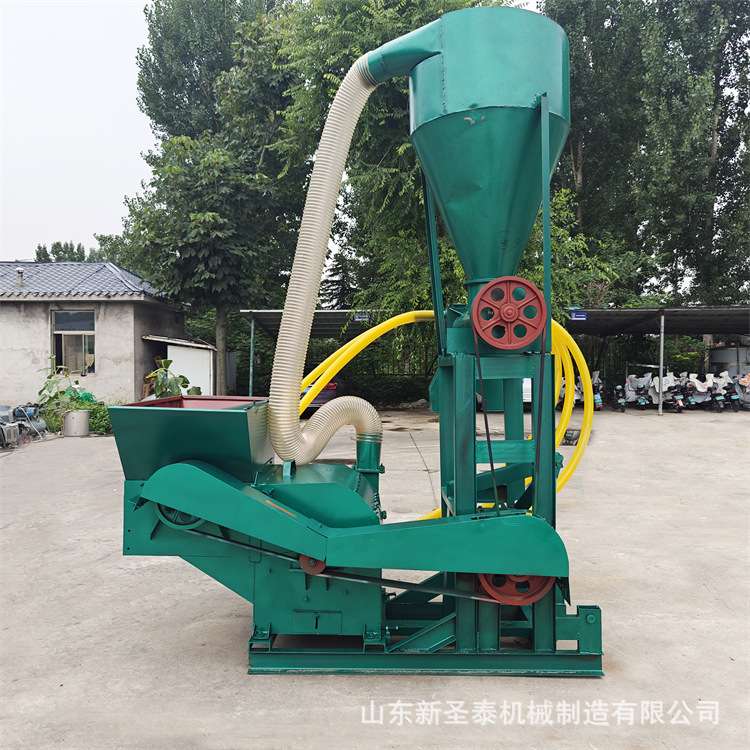 自动进料秸秆粉碎机出厂价格 多用途秸秆稻草粉碎机筛网 环保除尘