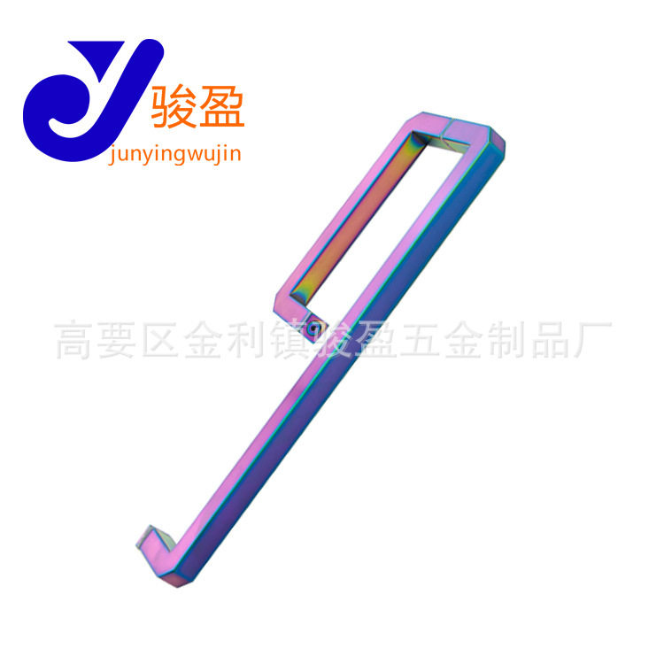 淋浴房玻璃门拉手冲凉房推拉门移门方管L型不锈钢拉手