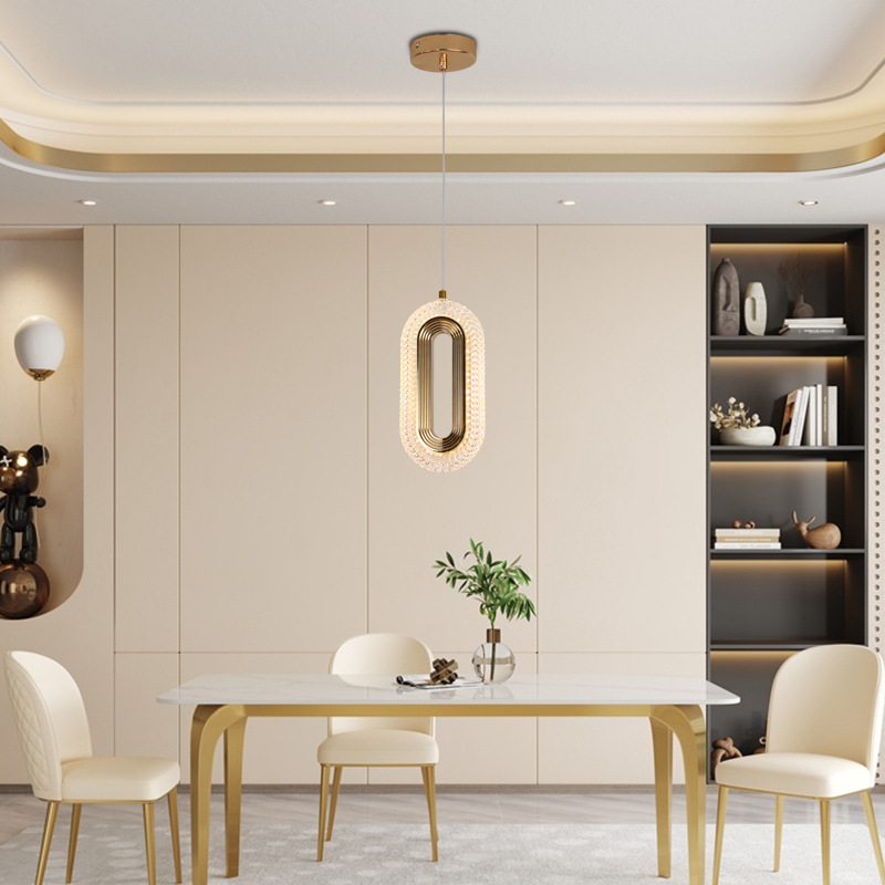 现代简约卧室床头小吊灯后单头房间吊灯轻奢创意个性餐厅工厂直销