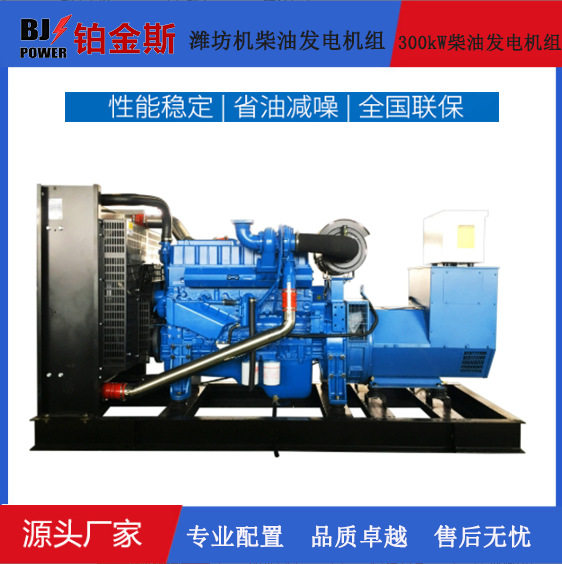 潍坊300kW柴油发电机组养殖场厂备用电源燃油经济寿命长持续运行